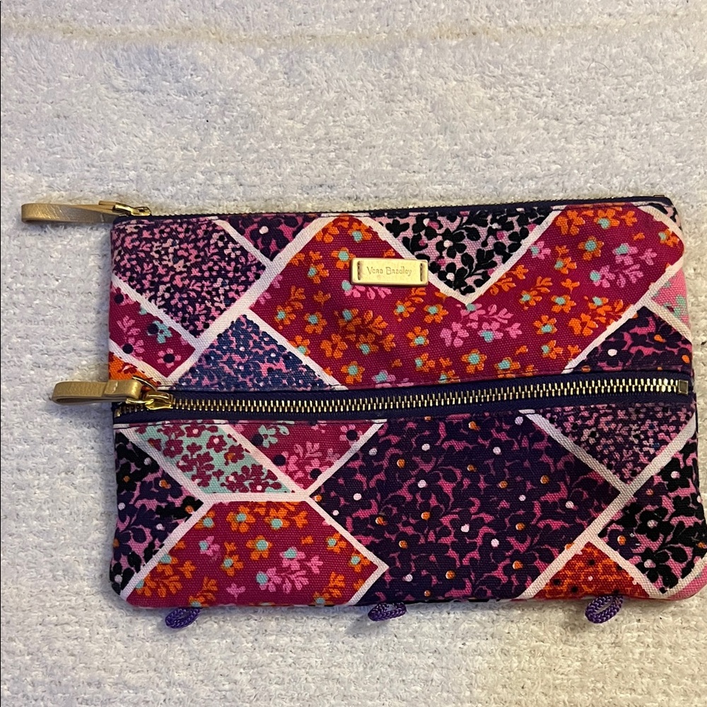 Vera Bradley Floral Patchwork pencil bag